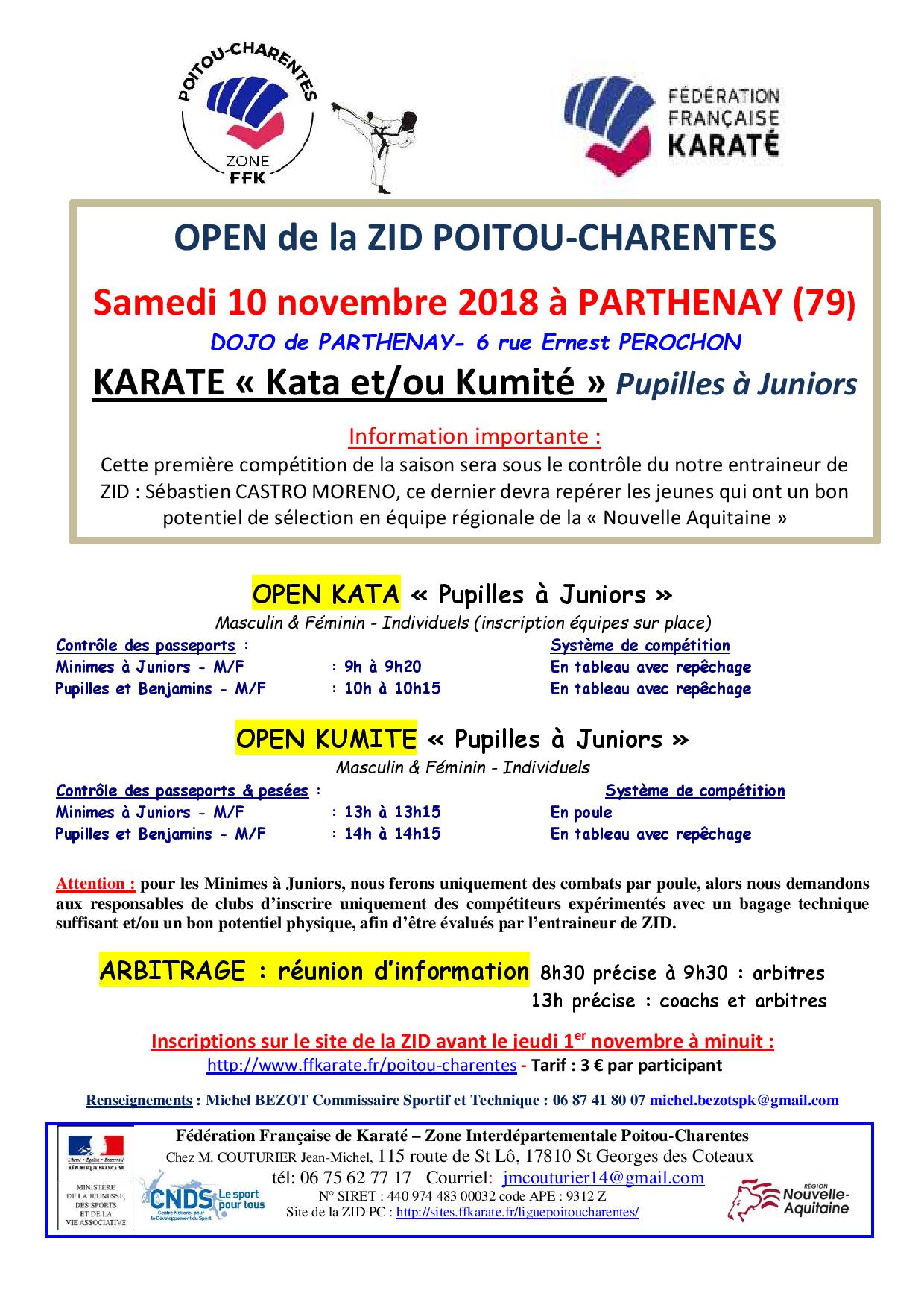Circulaire open karate zid poitou charentes 10 nov 2018 odt page 001