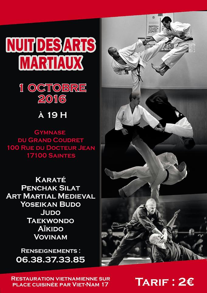Nuit arts martiaux 10 2016