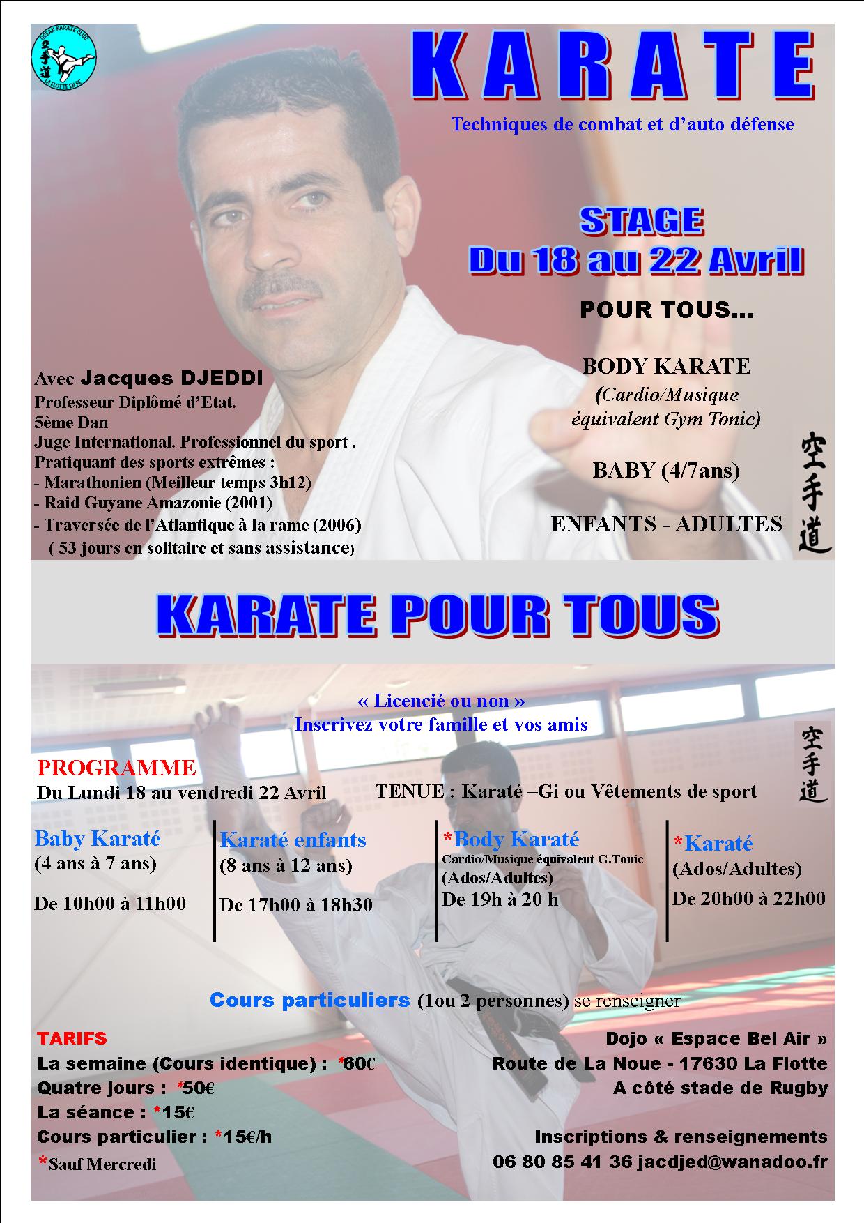 Stage de paque 2016